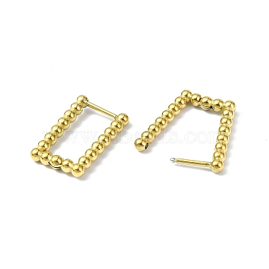 aretes de aro de acero inoxidable 18 chapados en oro real 316k(EJEW-L267-005G-03)-2