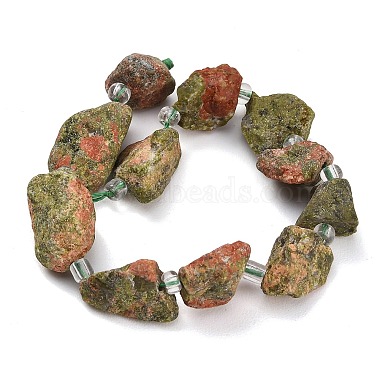 Natural Unakite Beads Strands(GG-CBA0B77-A16-03)-5