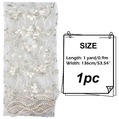Flower Pattern Embroidery Polyester Trimming(DIY-WH0308-147B)-2