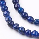 Dyed Natural Lapis Lazuli Bead Strands(G-R173-6mm-01)-3