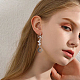 Bowknot Shape Brass Earring Hooks(KK-HS0001-78P)-6