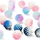 50 pièces 5 couleurs perles acryliques imitation perle(OACR-FS0001-04)-4