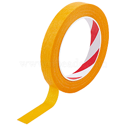 Gorgecraft 1 Roll Washi Decorative Masking Tape, Orange, 15mm, 54.68 Yard(50m)/roll(TOOL-GF0002-83B)