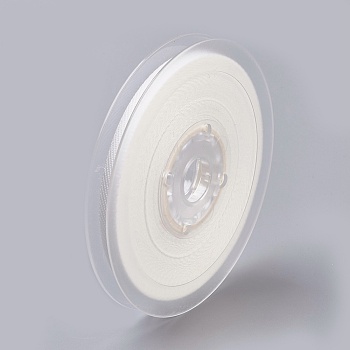 Rayon and Cotton Ribbon, Twill Tape Ribbon, Herringbone Ribbon, White, 1/4 inch(6mm), about 50yards/roll(45.72m/roll)