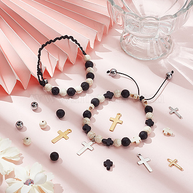 Kit de fabrication de bracelets sur le thème de la religion(DIY-AR0003-54)-4