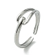 304 Stainless Steel Open Cuff Ring(RJEW-L110-043P)-1