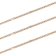 Soldered Brass Coated Iron Curb Chains(CH-CJ0001-01A-KCG)-4