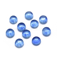 Natural Kyanite/Cyanite/Disthene Cabochons, Half Round/Dome, 4x1.5~2.5mm(X-G-O175-23-16)