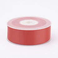 Double Face Matte Satin Ribbon, Polyester Satin Ribbon, Red, (1-1/4 inch)32mm, 100yards/roll(91.44m/roll)(SRIB-A013-32mm-235)