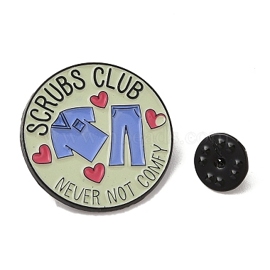 broches en alliage émaillé du club de gommage Never not comfortable(JEWB-M046-08)-3