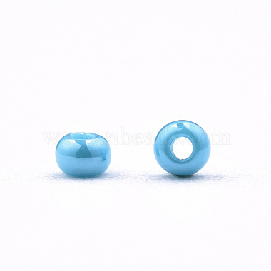 11/0 Czech Opaque Glass Seed Beads(SEED-N004-003B-16)-2
