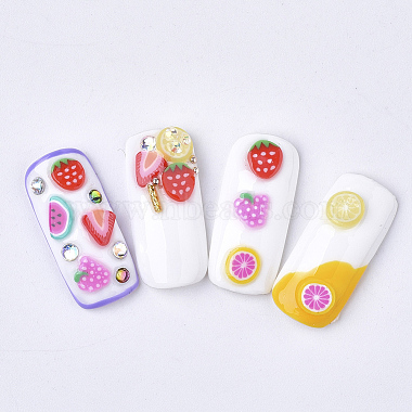 Handmade Polymer Clay Nail Art Decoration(MRMJ-S018-001E)-3