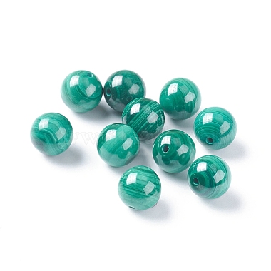 Perles naturelles malachite(G-E557-13B)-2
