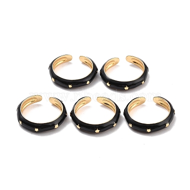 Black Brass Finger Rings