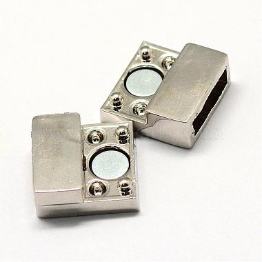 Alloy Magnetic Clasps with Glue-in Ends(PALLOY-R089-14P)-3