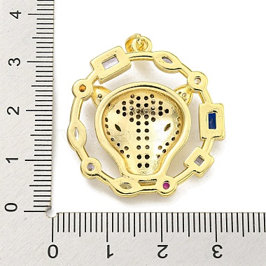 micro cuivres ouvrent pendentifs de zircons(KK-K354-19A-G)-3
