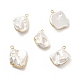 pendentifs baroques en perles de coquillage(PEAR-P004-61KCG)-1