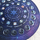 Round Eco-friendly Rubber Pendulum Altar Mats(WICR-PW0008-16)-2