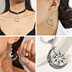 Jewelry 28Pcs 7 Style Tibetan Style Zinc Alloy Pendants(FIND-PJ0001-25)-8