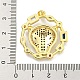 micro cuivres ouvrent pendentifs de zircons(KK-K354-19A-G)-3