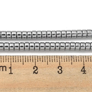 Electroplated Synthetic Non-magnetic Hematite Beads Strands(G-K361-A02-01)-4