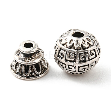 Tibetan Style Alloy 3 Hole Guru Beads(FIND-A031-03AS)-3