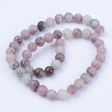 Natural Lilac Jade Beads Strands(X-G-Q462-4mm-29)-2