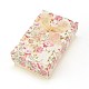 Boîte d'emballage de bijoux en carton à motif de fleurs(CBOX-L007-003C)-1
