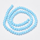 Chapelets de perles en verre opaque de couleur unie(EGLA-A034-P3mm-D08)-2