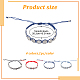 4Pcs 4 Style Saint Benedict Medal Alloy Braided Bead Bracelets Set(BJEW-AN0001-69)-7