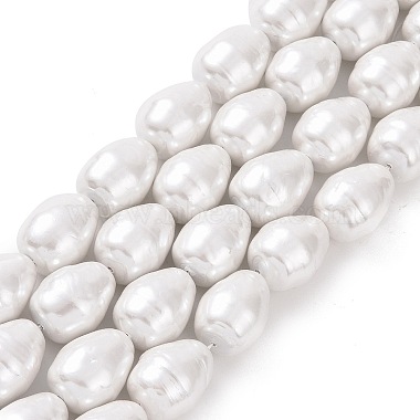 Seashell Color Oval Shell Pearl Beads