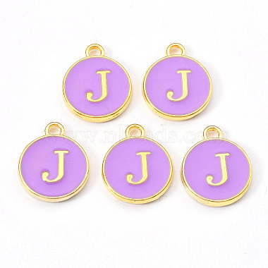 Golden Plated Alloy Enamel Charms(X-ENAM-S118-10J)-2