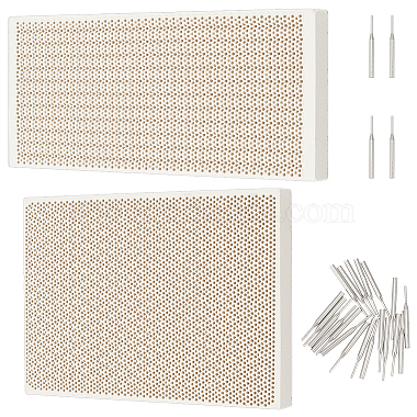 Quartz Honeycomb Ceramic Soldering Boards(AJEW-OC0005-53C)-1