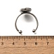 304 ステンレススチール製オープンカフリングコンポーネント(STAS-M057-01E-P)-3