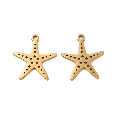 Golden Starfish 201 Stainless Steel Pendants