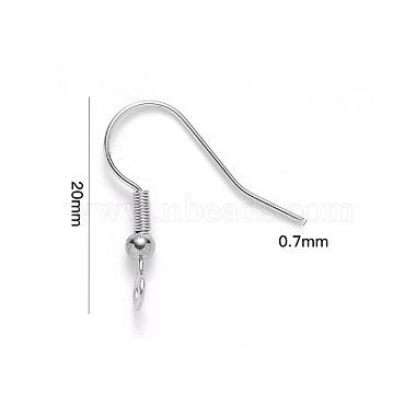 304 Stainless Steel Earring Hooks(STAS-S111-003)-3