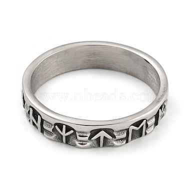 Anillo de acero inoxidable 304(RJEW-B055-03AS-02)-3