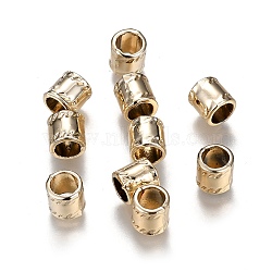 Alloy Beads, Cadmium Free & Lead Free, Column, Light Gold, 8x7mm, Hole: 5mm(PALLOY-P184-26LG-RS)