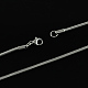 304 Stainless Steel Snake Chain Necklaces(X-STAS-S029-09)-2
