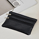 2Pcs 2 Colors PU Leather Zipper Wallets(ABAG-LP0001-91A)-3