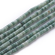Natural Gemstone Beads Strands, Heishi Beads, Flat Round/Disc, 4~4.5x2.5mm, Hole: 0.7mm, about 167pcs/strand, 15.43 inch(39.2cm)(G-H230-13)