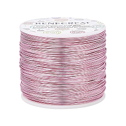 Round Aluminum Wire, Flamingo, 20 Gauge, 0.8mm, about 770.99 Feet(235m)/roll(AW-BC0001-0.8mm-24)