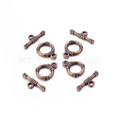 Tibetan Style Alloy Toggle Clasps(RLF10395Y-NF)-2