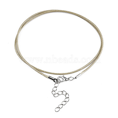 Waxed Cotton Cord Necklace Making(MAK-S034-024)-3