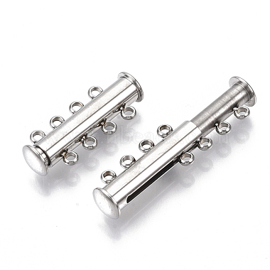 Stainless Steel Color 201 Stainless Steel Slide Lock Clasps