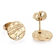 Ion Plating(IP) 304 Stainless Steel Stud Earring Findings(STAS-M228-T01-01G)-2