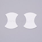 Hatchet-shaped English Paper Piecing, Paper Quilting Template for Patchwork, DIY Accessories, White, 5x3.5cm, 100pcs/bag(DIY-WH0210-39A)