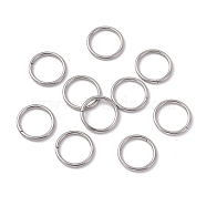 304 Stainless Steel Jump Rings, Open Jump Rings, Round, Stainless Steel Color, 20x2mm, Inner Diameter: 16.2mm(STAS-C040-01G-P)