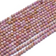 Natural Purple Mica Beads Strands, Faceted, Round, 2mm, Hole: 0.5mm, about 169pcs/strand, 15.7 inch(40cm)(G-G792-39)