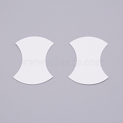 Hatchet-shaped English Paper Piecing, Paper Quilting Template for Patchwork, DIY Accessories, White, 5x3.5cm, 100pcs/bag(DIY-WH0210-39A)